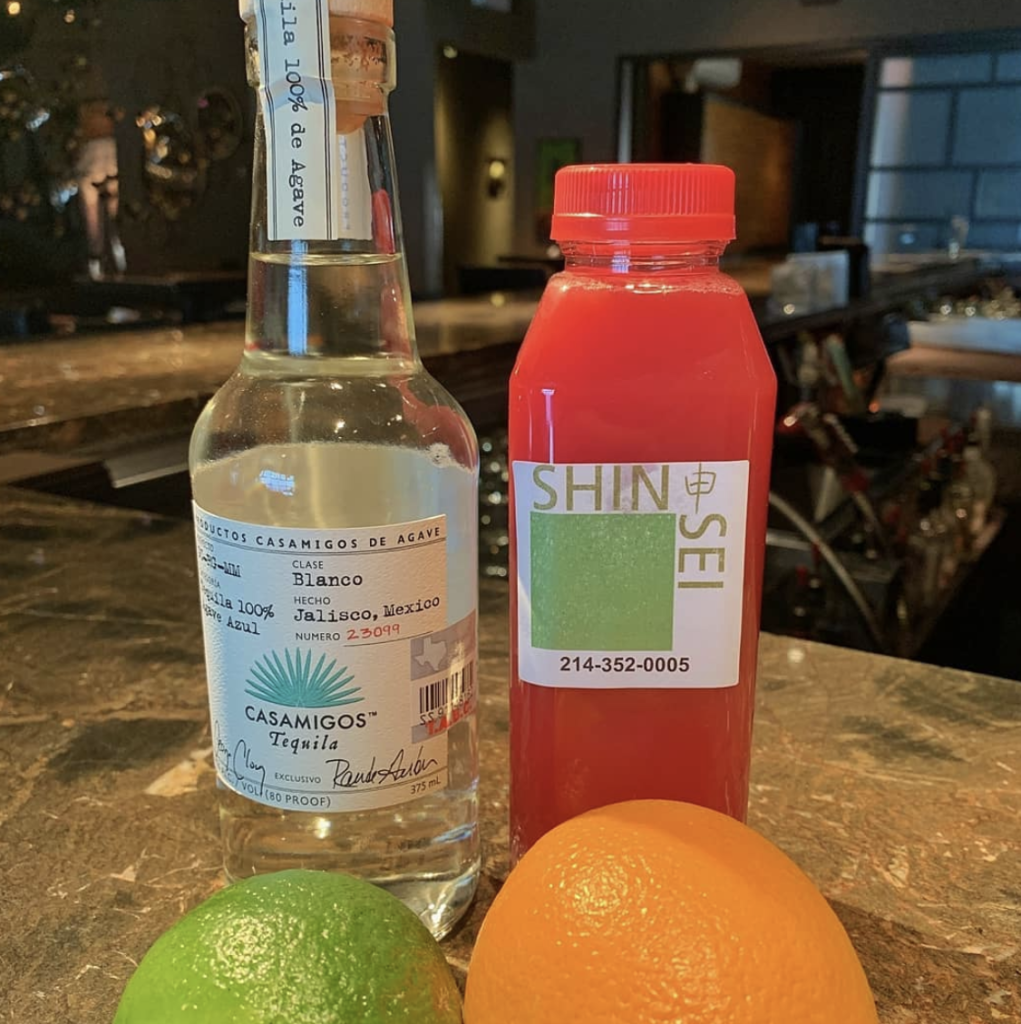 Shinsei's cocktail kit