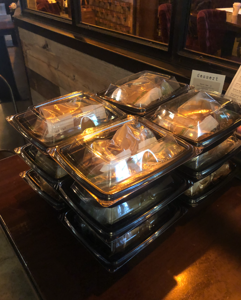 Bosscat Kitchen meals ready for deliver from Construction Concepts and B.I.G. Love Cancer Care.