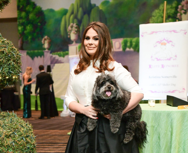 Meredith Flores, pictured here at the November Citizens for Animal Protection gala, hunkered down in Houston before heading to the family home in Palm Beach. (Photo by Daniel Ortiz)
