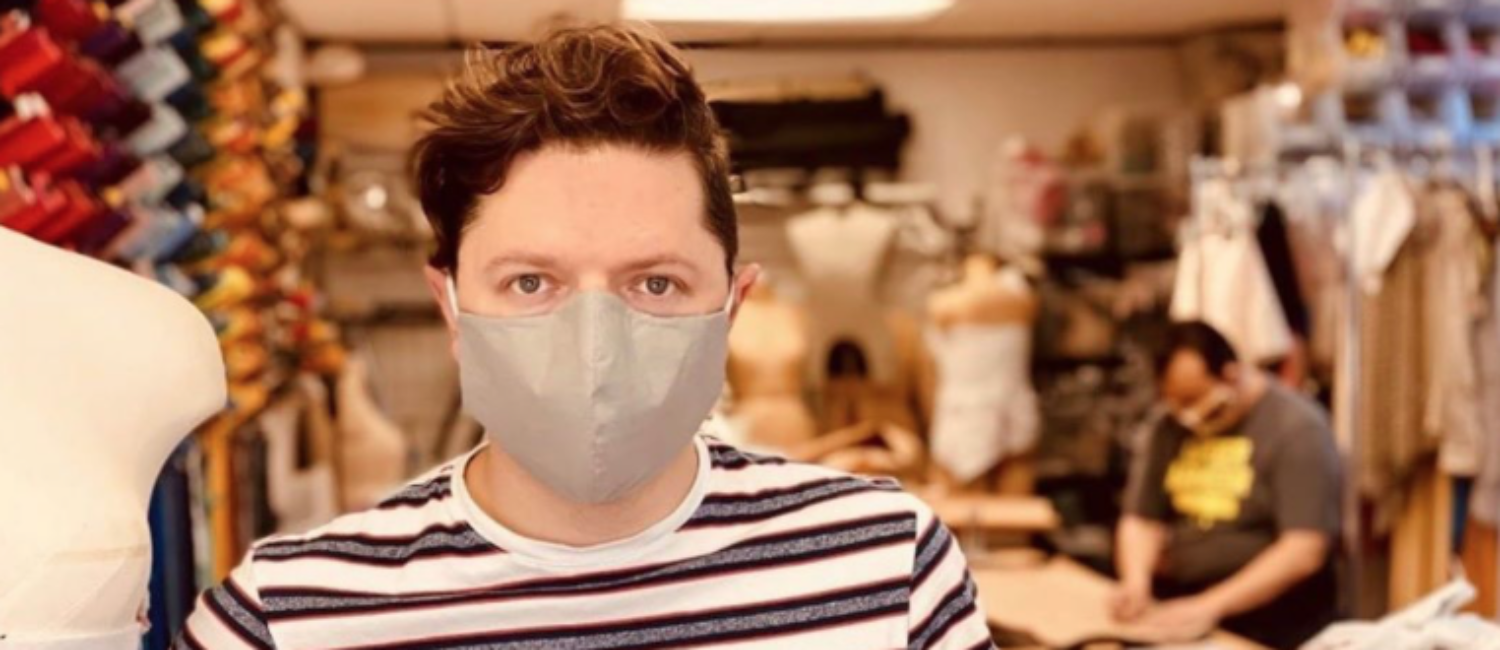 David Peck face mask