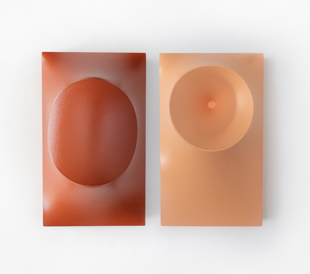 Samantha Mc Curdy's "Lipstick Ellipsis & The Escapist," 2019, at Galleri Urbane. Available: $3,600.