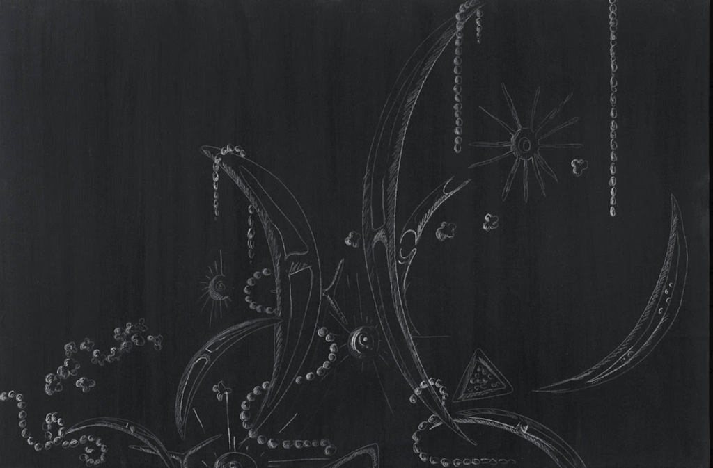 Kysa Johnson's "Blow up 398 - Crude (death) - fossilized phytoplankton," 2019, at Nancy Littlejohn Fine Art. Available: $5,000.