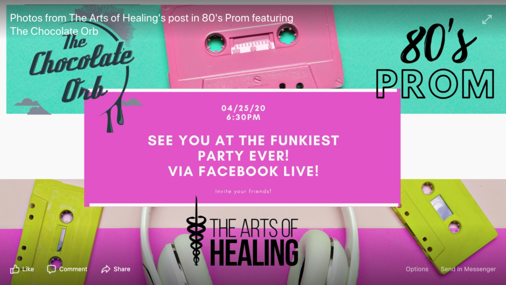 It's a virtual '80s themed prom for Sunshine Kids seniors.