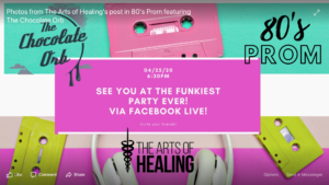 It’s a virtual ’80s themed prom for Sunshine Kids seniors.