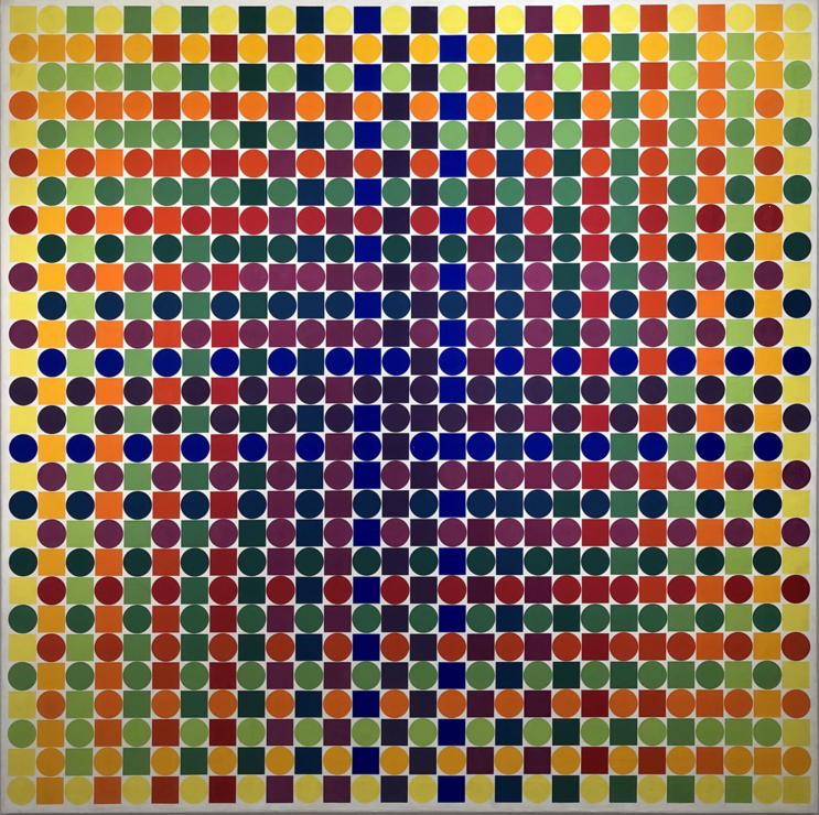 Julio Le Parc's "Serie 29 No. 1-1-1-1," 1970, at Sicardi | Ayers | Bacino. Available: $340,000.