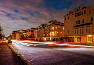 Somerset Green Homes at night; Image Credit Bryan Malloch