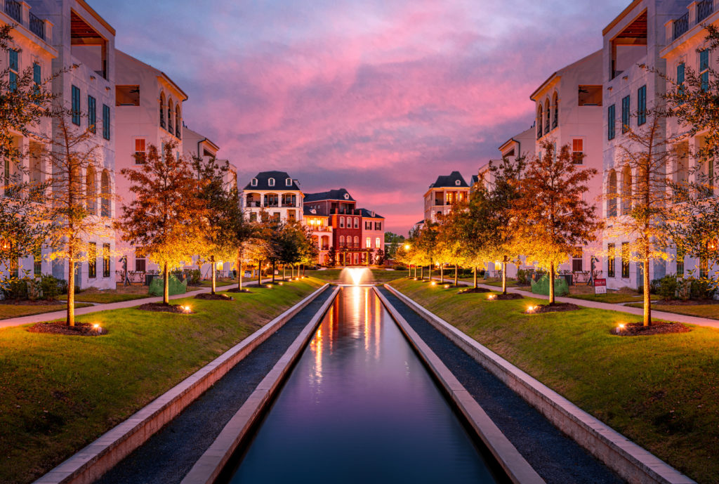 Somerset Green's canals can make for some striking scenes at sunset. (Photo by Bryan Malloch)