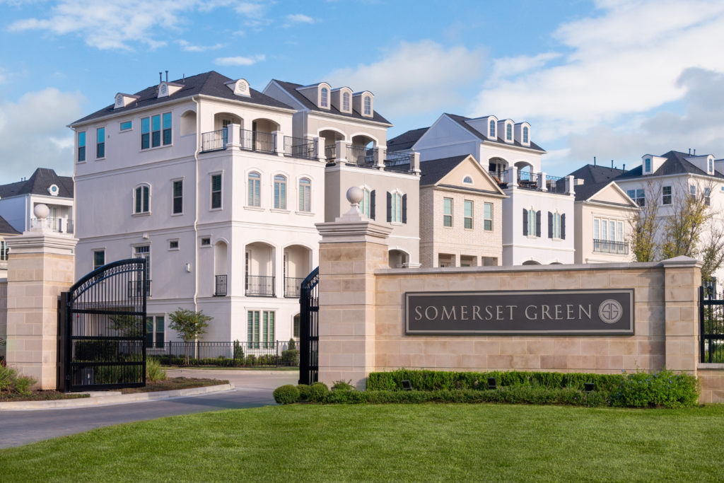 Somerset Green is located off of Old Katy Road, right by the Houston Design District.