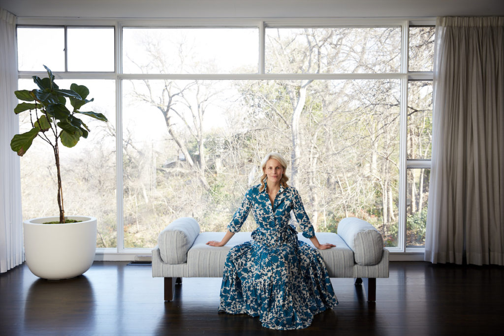 Bradley Agather Means in her Fort Worth home. (photo by Pär Bengtsson)