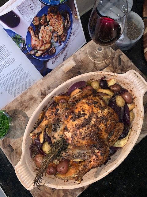 Libby Cagle's anchovy butter roasted chicken