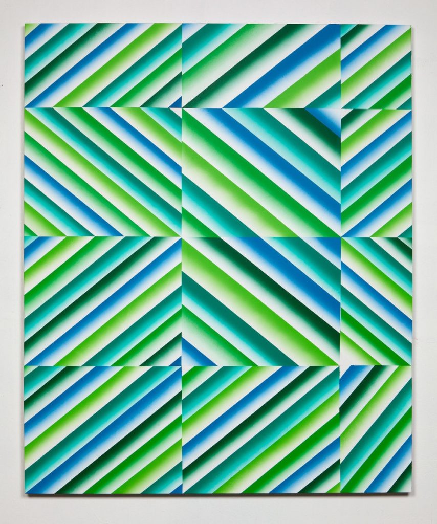 Nathan Green's "Slip Strike," 2014, at Erin Cluley Gallery. Available: $8,500.
