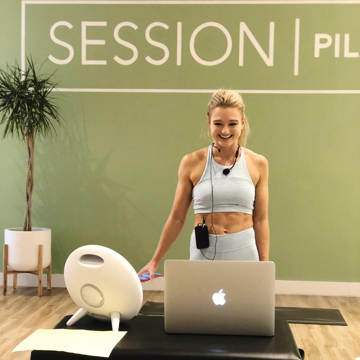 session pilates at home boutique fitness reopening