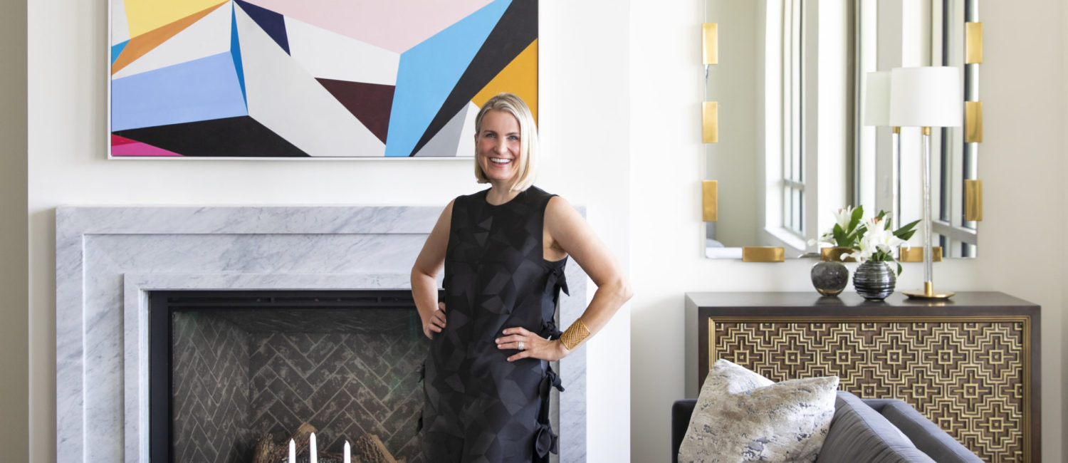 Chandos Dodson Epley in her showcase model home