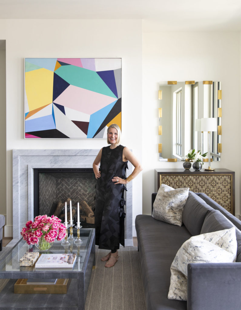 Chandos Dodson Epley in her showcase model home