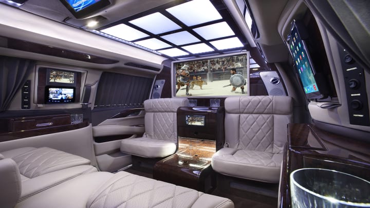 Bulletproof Cadillac Escalade With Private Jet Interior Brings A Buzz To Luxury Car Customization Inside 500 000 Ride