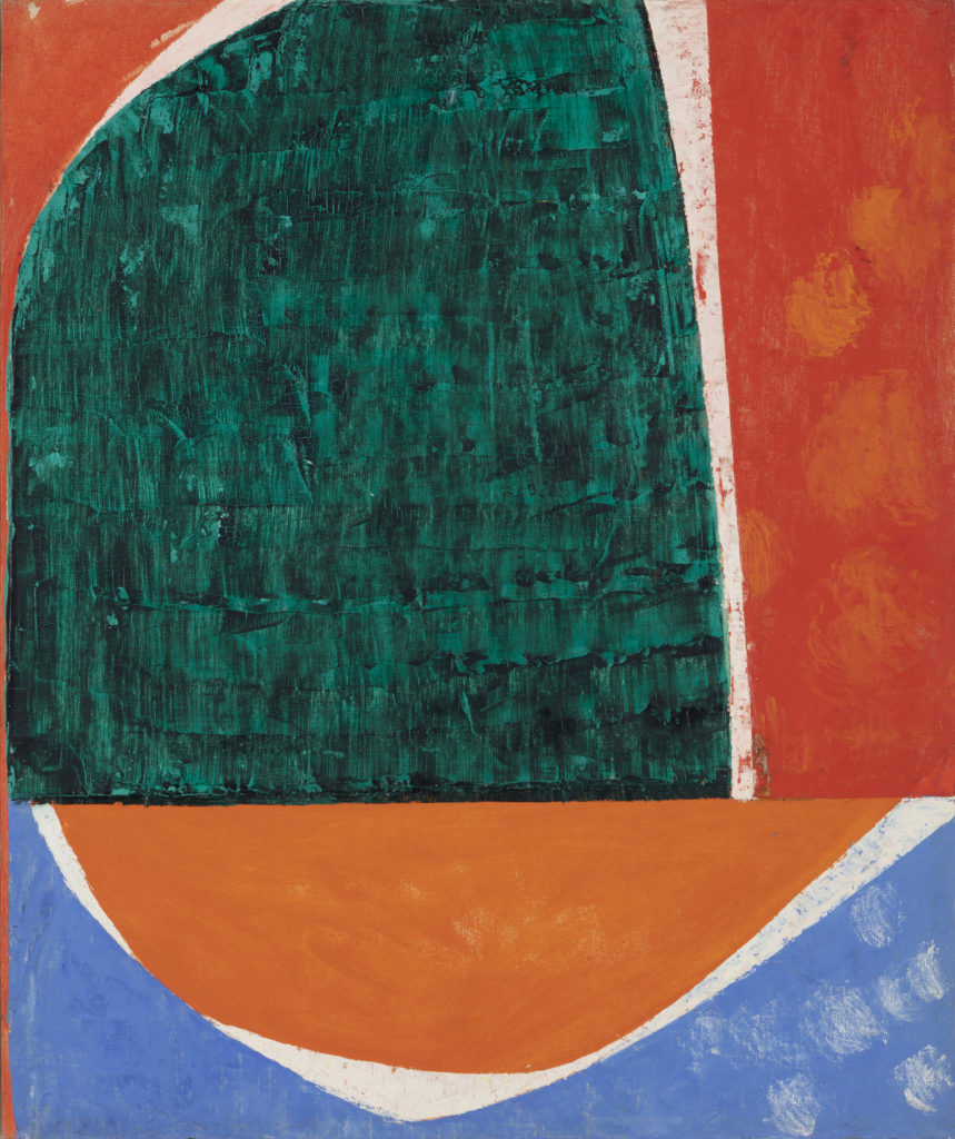 Toni LaSelle's "Restoration II," 1952
oil on canvas board