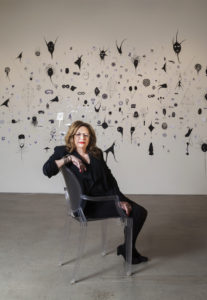 Gallerist Barbara Davis has exhibited in the prestitgious Art Basel Miami Beach. This summer she curates “The Magnificent Seven” in collaboration with Houston design Mecca, CAM Studio. (Photo by Julie Soefer)
