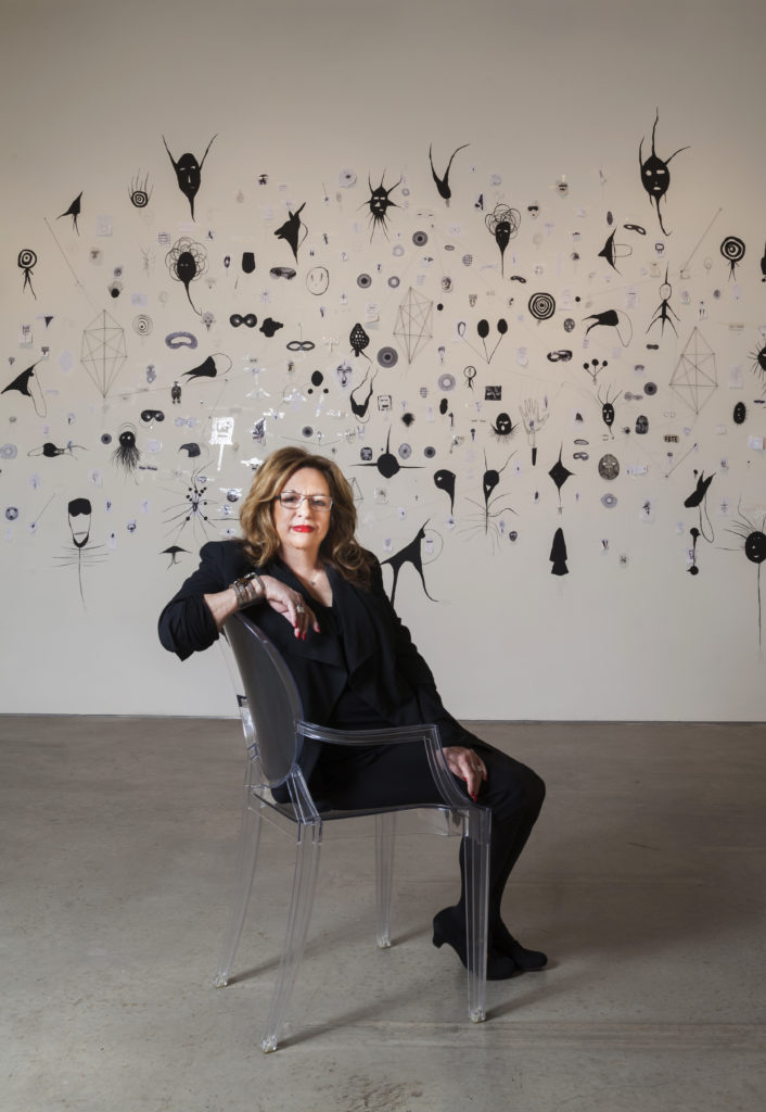 Gallerist Barbara Davis has exhibited in the prestitgious Art Basel Miami Beach. This summer she curates "The Magnificent Seven" in collaboration with Houston design Mecca, CAM Studio. (Photo by Julie Soefer) 