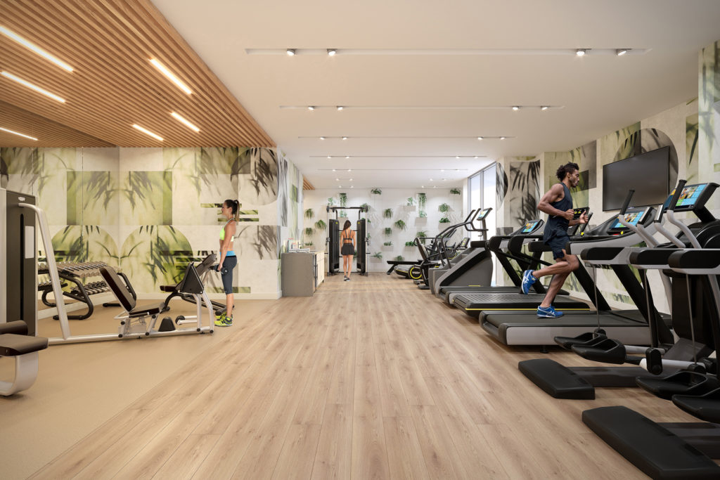 The Parklane's gym always had plenty of room. Now, it will get a modern look.