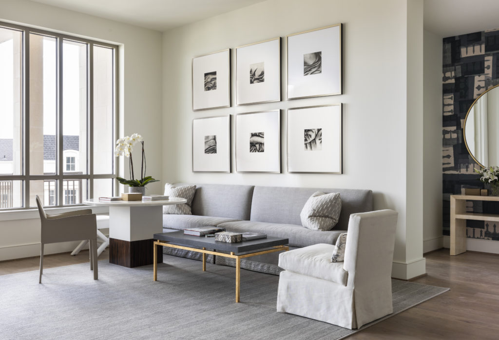 Seating inspirations are both modern and plush. (Photo by Julie Soefer)