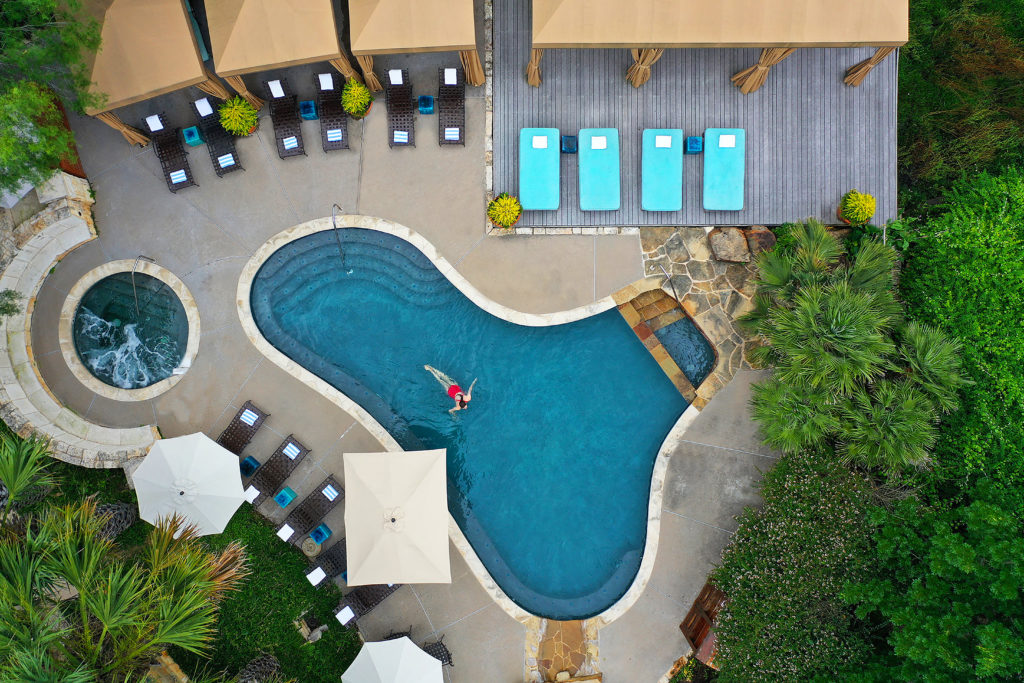 The Palm Pool is one of two pools on the resort property. (Photo by Gary Bogdon)