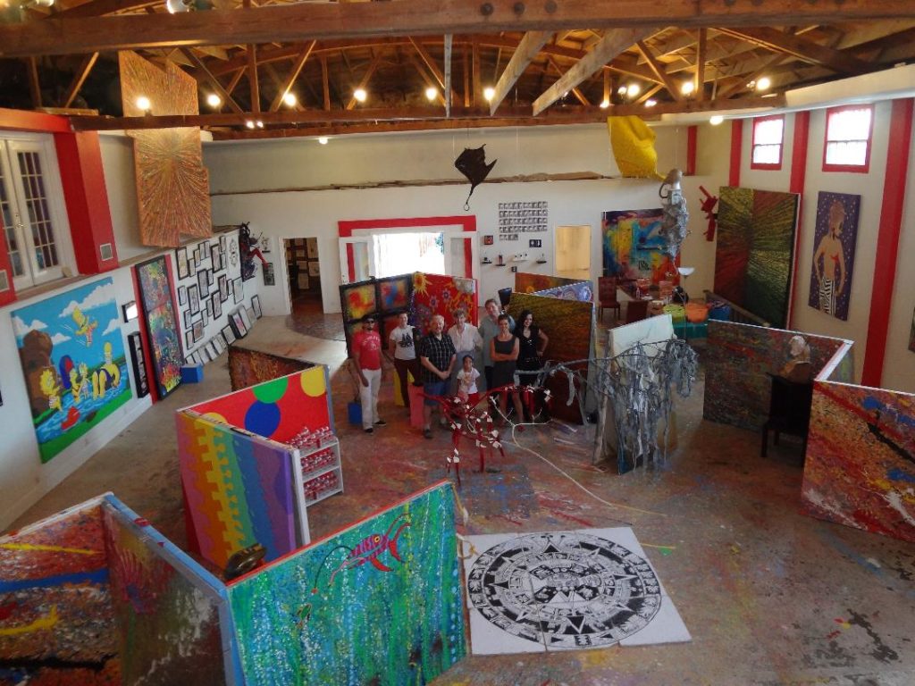 The cavernous Kallinen Contemporary Gallery at 511 Broadway, in the East End. (Photo by Space Zombie)