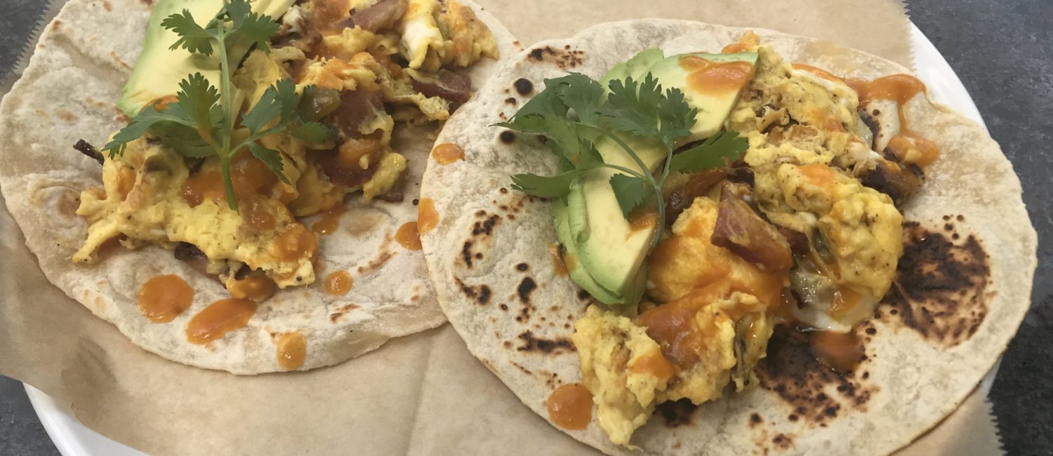Breakfast taco 2 Fly By Taco Company