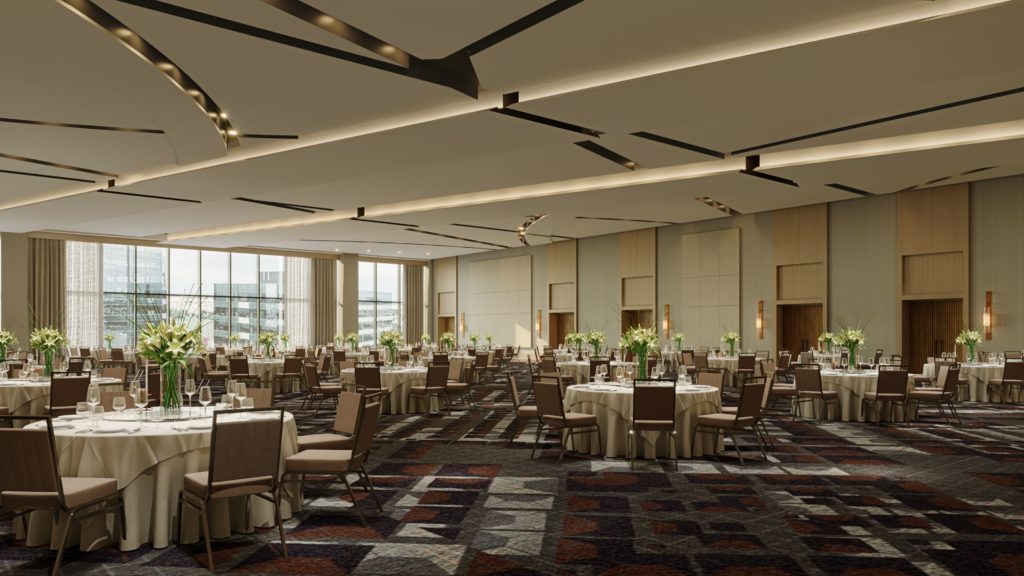 The new hotel features a 27,500-square-foot conference center including the Regency and Junior ballrooms. (Courtesy of Hyatt Regency Frisco)