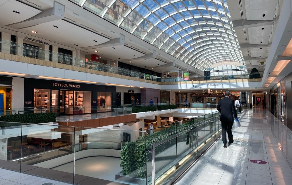 The Galleria coronavirus (Photo by Shelby Hodge)