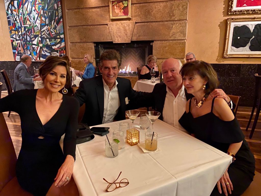 Dominique Sachse & Nick Florescu in Tony's bar with Tino & Lana Rodriguez (Photo by Shelby Hodge)