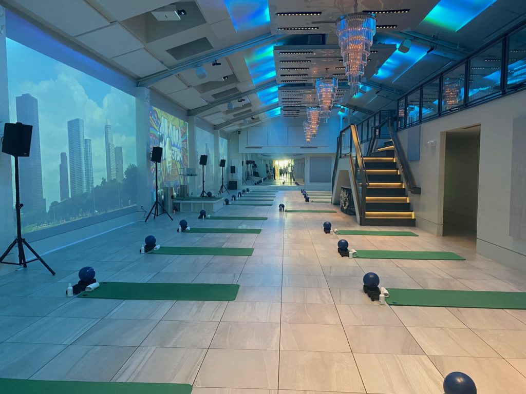 DEFINE body & mind flagship studio expands over 4,000 square feet, allowing 20 participants to exercise at a minimum of six feet apart. (Photo by Shelby Hodge)