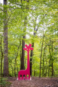 Jeffie Brewer’s “Gigaff,” 2019, exemplifies the use of color in contemporary sculpture, the premise of “Color Field” at the University of Houston this fall. (Courtesy the artist and Crystal Bridges Museum of American Art, Bentonville, Arkansas)