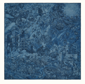 Hermès Nothing But a Dreamer scarf, $770, at the Hermès boutique, hermes.com