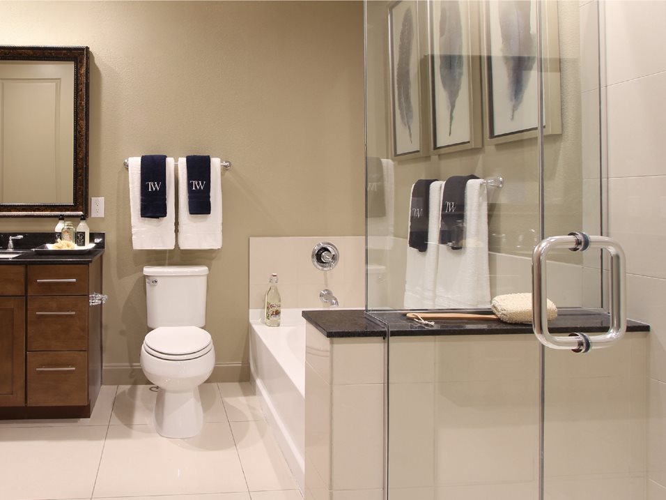 Spa baths provide the ultimate retreat.