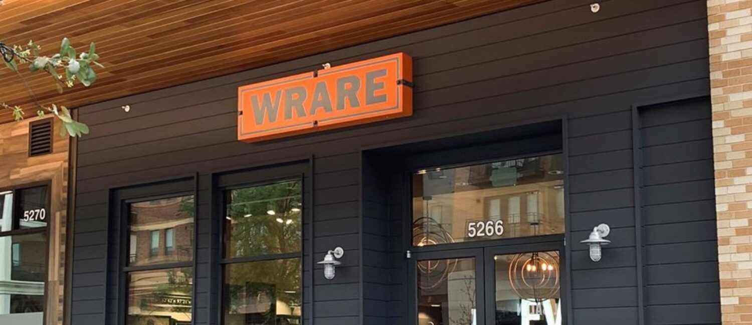 The new showroom of WRARE can now be found at The Shops at Clearfork.