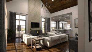 Fulshear House in the orchard at pecan acres