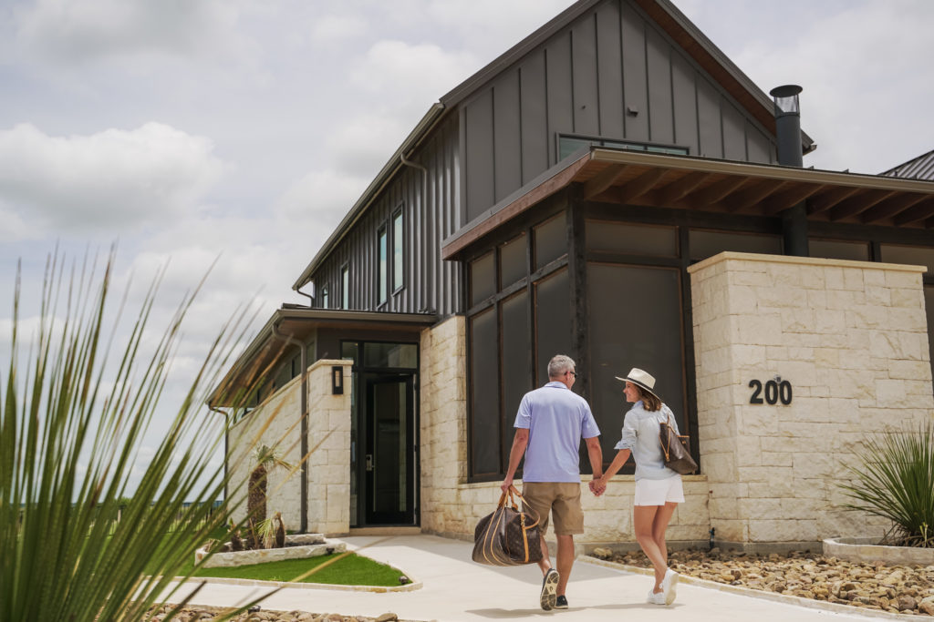 A generous entry at The Ford home.