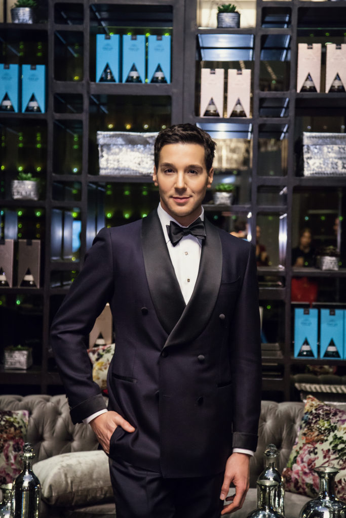 Lucas Somoza in Mexico City for the Notre-Dame Cathedral fundaiser.