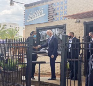 Joe Biden Lucille’s executive chef/ owner welcomes former Vice President Joe Biden to his Museum District restaurant.