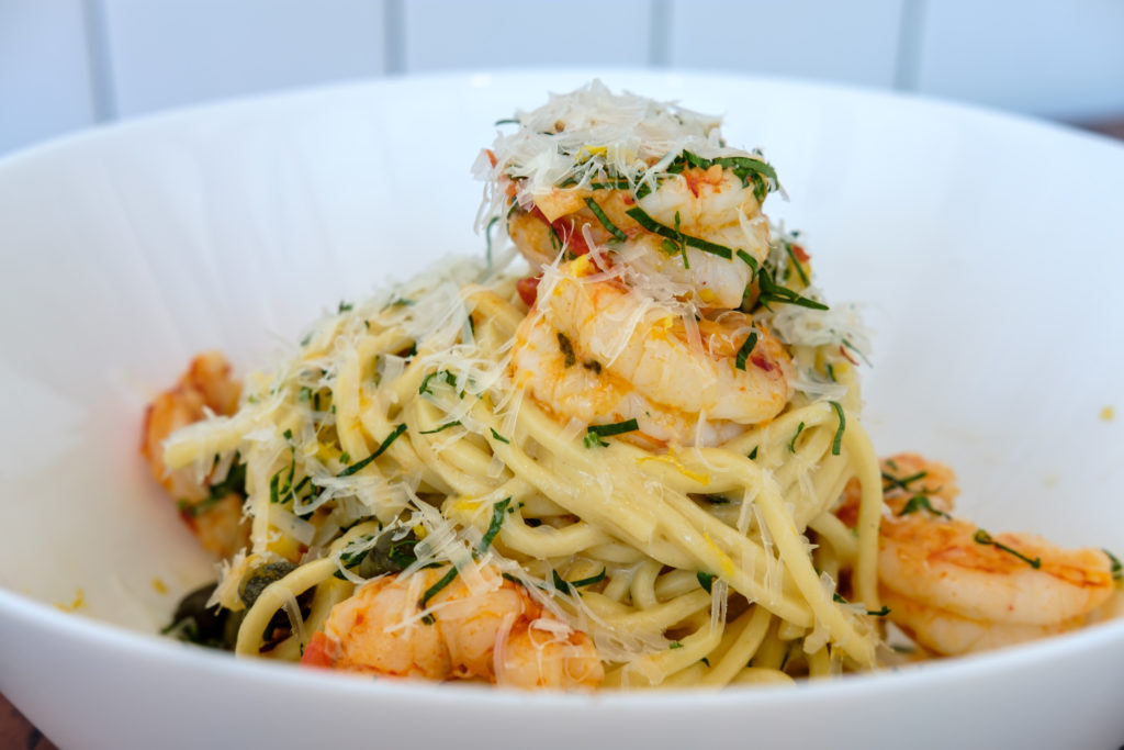 There will be several pastas including shrimp scampi at Sfereco.