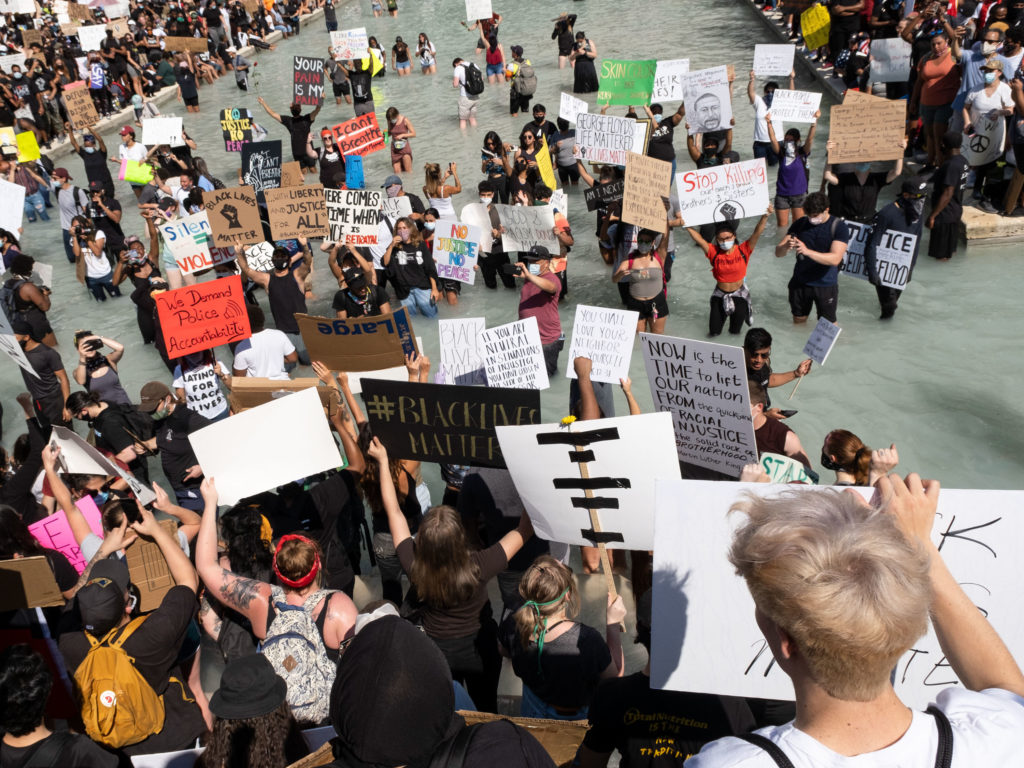 Houston's George Floyd march (Photo by F. Carter Smith)