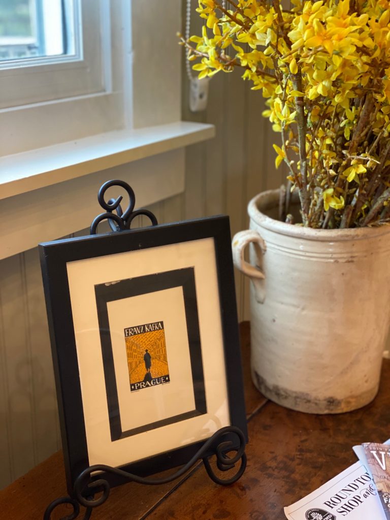 Decorative detail in the antique-filled silo guesthouse in Round Top. (Photo by Shafik I. Rifaat)