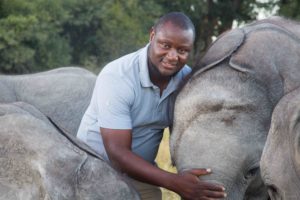 Boago “Bee” Pokolo, co-founder of Elephant Havens and its manager
