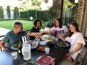 Nicole Betts’ family dinners during COVID-19