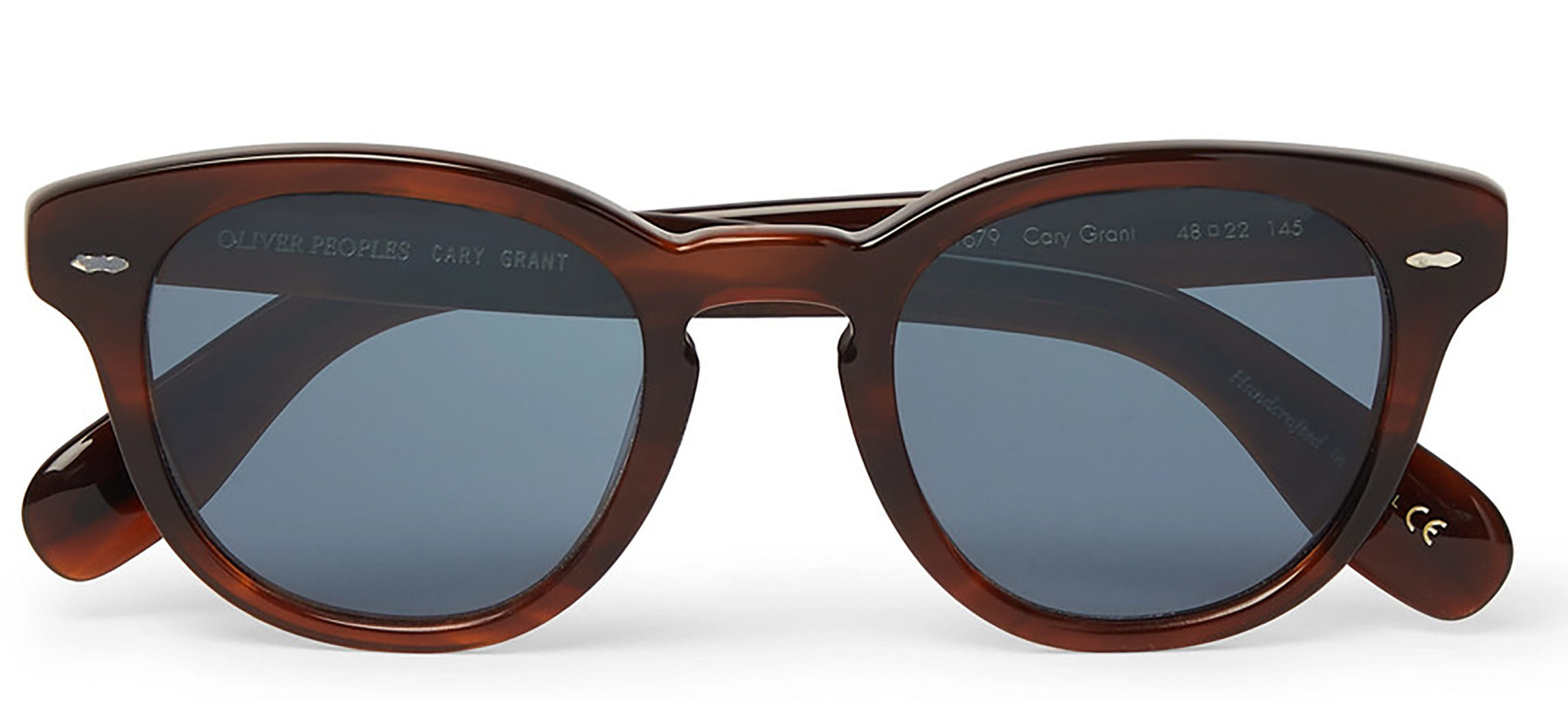 Oliver Peoples Cary Grant round-frame tortoiseshell acetate sunglasses, $525, at mrporter.com