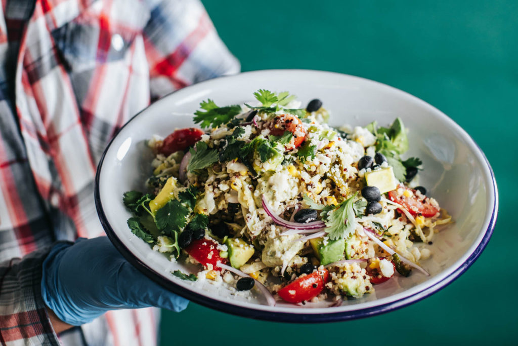The quinoa bowl at JAXON is a great healthy option.