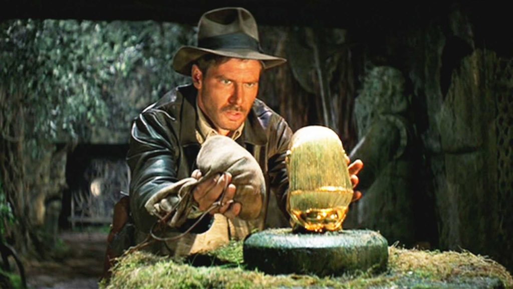 A young Harrison Ford in Raiders of the Lost Ark still commands imaginations.