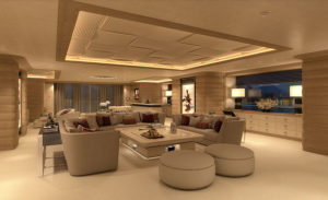 The 3,900 GT Lana  yacht