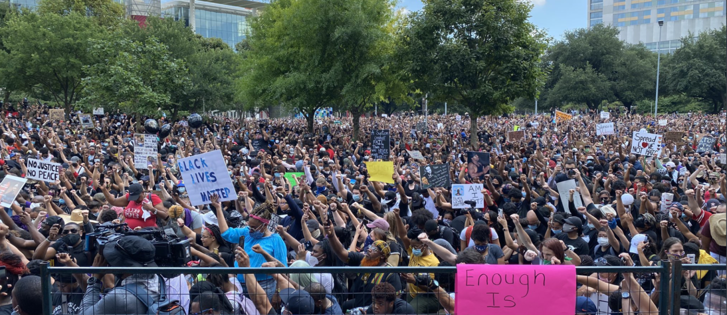 Houston march downtown George Floyd