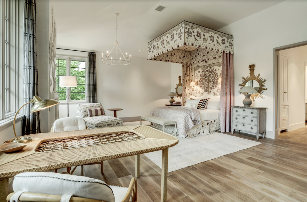 The Master Suite designed by Colette van den Thillart and Nicky Haslam.
